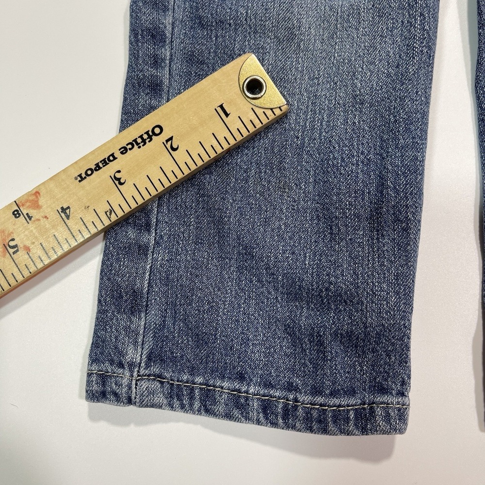 Vintage Oshkosh Genuine Kids Denim Bib Overalls Size 3T Premium Denim - Picture 9 of 11
